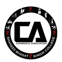 Commerce Association, Shaheed Bhagat Singh College Logo