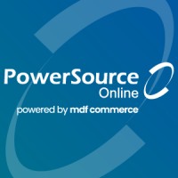 PowerSource Online powered by mdf commerce Logo