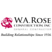 W. A Rose Construction, Inc. Logo