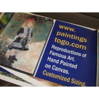 PaintingsToGo® American Art Gallery/Art Dealer of oil paintings. Logo