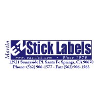 Martin EZ Stick Labels, Inc. Logo