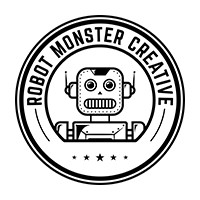 Robot Monster Creative Logo