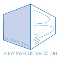 out of the BLUE box co., ltd. Logo