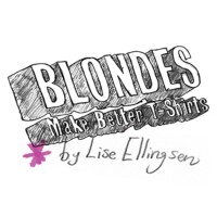 Blondes Make Better T-Shirts Logo