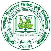 Rajmata Vijayaraje Scindia Krishi Vishwavidyalaya, Gwalior, (M.P.), INDIA Logo