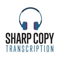 Sharp Copy Transcription Logo