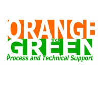 Orange to Green Logo