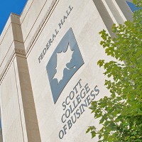 Indiana State University - Scott College of Business Logo