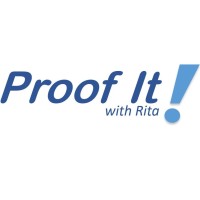 Proof It with Rita Logo