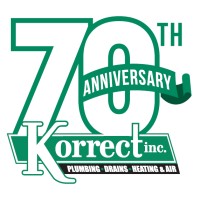 Korrect Plumbing, Heating & Air Conditioning, Inc. Logo