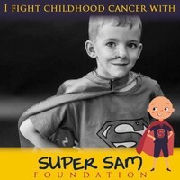 Super Sam Foundation: Fighting Childhood Cancer Logo