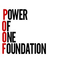 POWER OF ONE FOUNDATION [POOF] Logo