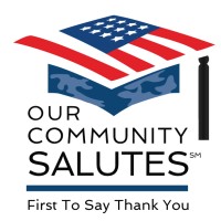 Our Community Salutes, USA Logo