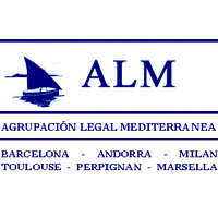 A.L.M. AGRUPACION LEGAL MEDITERRANEA Logo