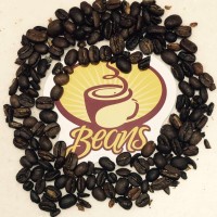 Beans Coffee Shop Logo