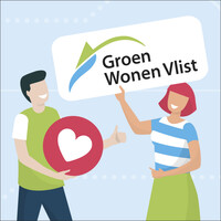 Groen Wonen Vlist Logo