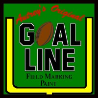 Autreys Goal Line Athletic Field Paint Logo