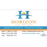 HORIZON LEGAL SOLUTIONS, INC. Logo
