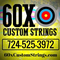 60X Custom Strings Logo