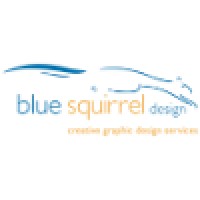 Blue Squirrel Design Logo
