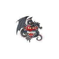 Dragons Fire Design Logo