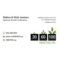 30 60 100 Ministries, Inc. Logo