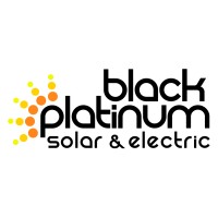 Black Platinum Solar & Electric Logo