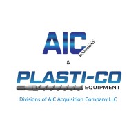 AIC EQUIP. & PLASTI-CO EQUIP. Logo