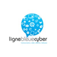 ligne bleue cyber Logo