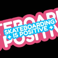 Skateboarding is Positive Logo