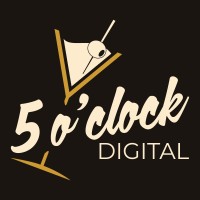 5 Oclock Digital • Web design • Digital Marketing Logo