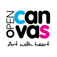 Open Canvas - art with heart Logo