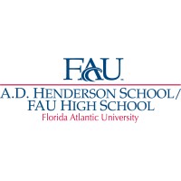 A.D. Henderson University School & FAU High School Logo