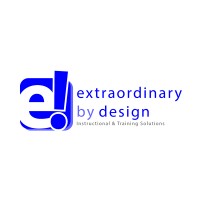 Extraordinary! by Design, LLC Instructional and Training Solutions Logo
