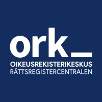 Oikeusrekisterikeskus - Rättsregistercentralen - Legal Register Centre Logo