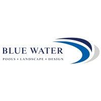 Blue Water Pools Landscape Design Logo