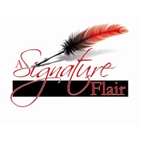 A Signature Flair Events Logo