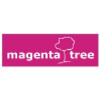 magenta tree Logo