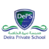 Deira Private School owned by Dr B R Shetty of NMC Hospital Group and UAE Exchange Logo