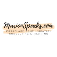 MarionSpeaks (Workplace Communication Training & Consulting) Logo