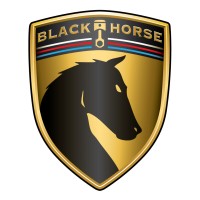 Black Horse Garage Logo