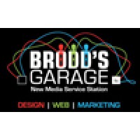 Brodds Garage - New Media Service Station Logo