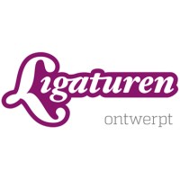 Ligaturen ontwerpt communicatie Logo