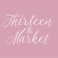 Thirteen & Market, a Sol Chicks Design LLC co. Logo