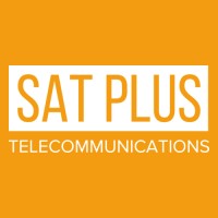 SAT PLUS Telecommunications Logo