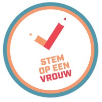 Stem op een Vrouw Logo