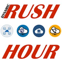 Dynamic Rush Hour Logo