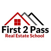 First 2 Pass Real Estate School Logo