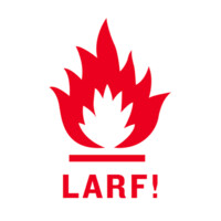 Jeugdtheater Larf! Logo