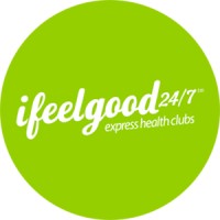 ifeelgood 24/7 express health clubs Logo
